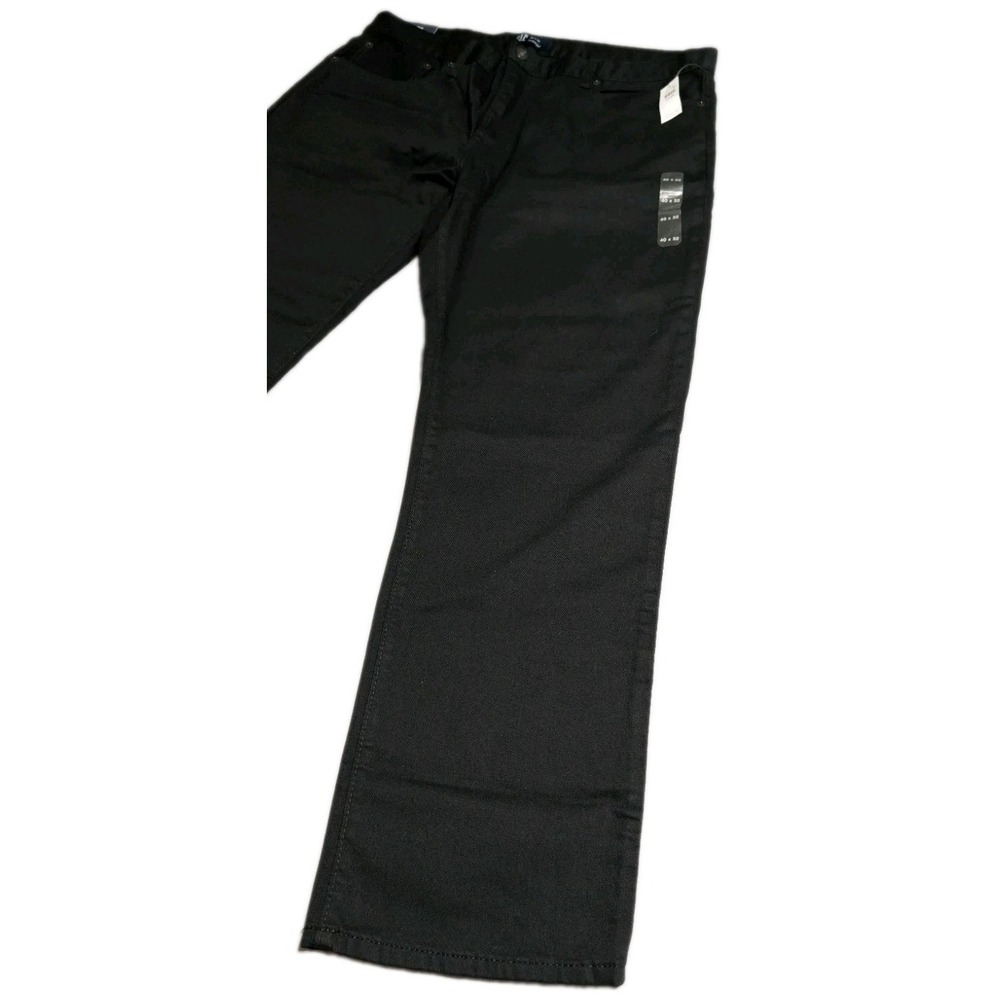 Gap Jeans Size 40x32 Mens Straight Mid Rise Dark Wash Black Denim - Picture 10 of 10